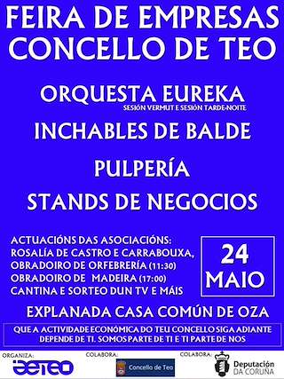 Fechas, información, programa, cartel, imágenes, mapa y ubicación de Feira de Empresas (2026)  en  Teo
