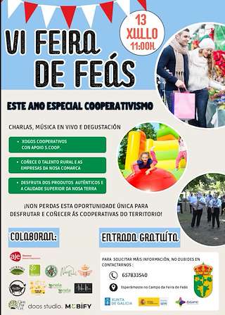 Fechas, información, programa, cartel, imágenes, mapa y ubicación de VI Feira de Feás  en  Boborás
