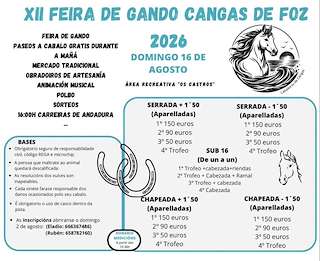 Fechas, información, programa, cartel, imágenes, mapa y ubicación de XII Feira de Gando (2026)  en  Foz