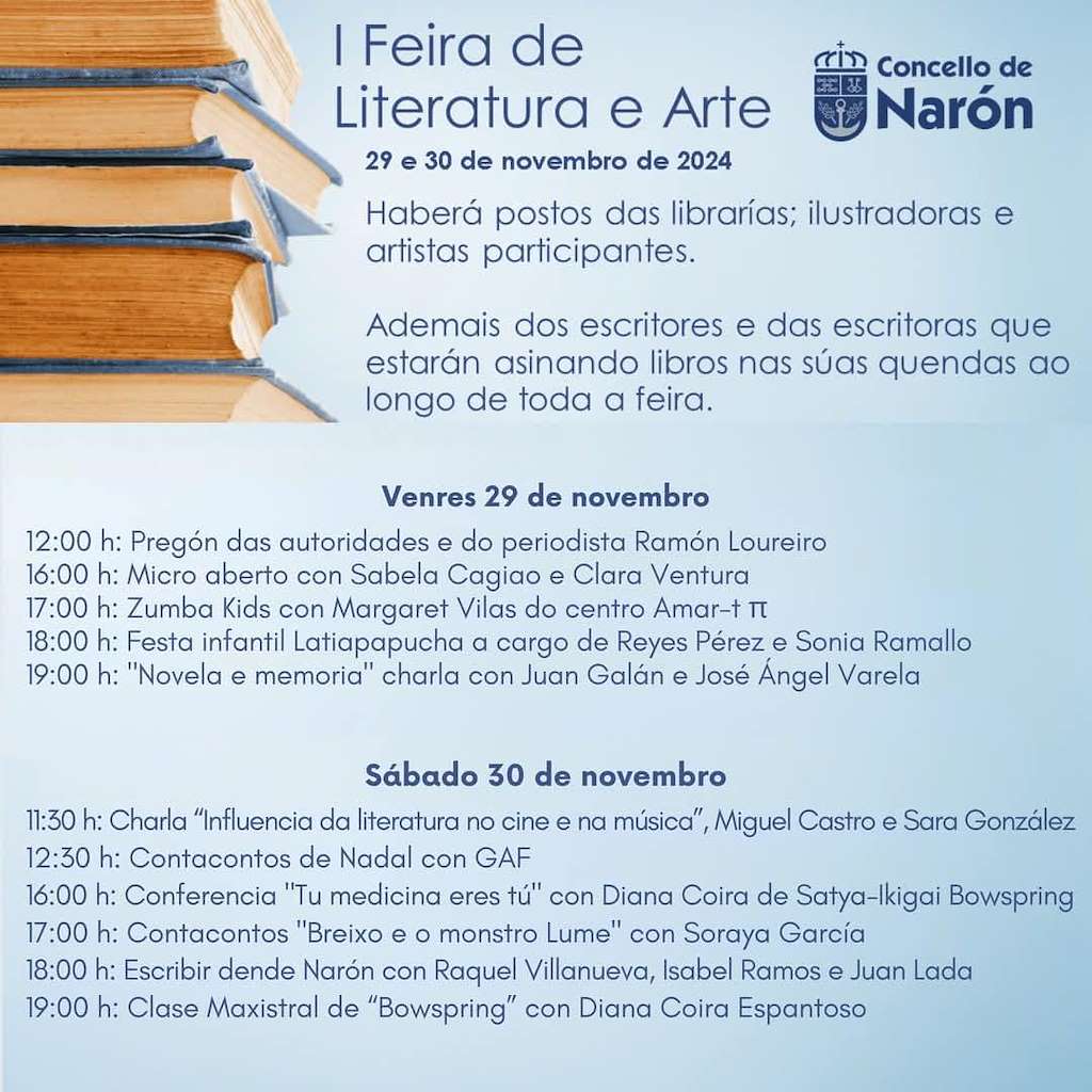 I Feira de Literatura e Arte en Narón