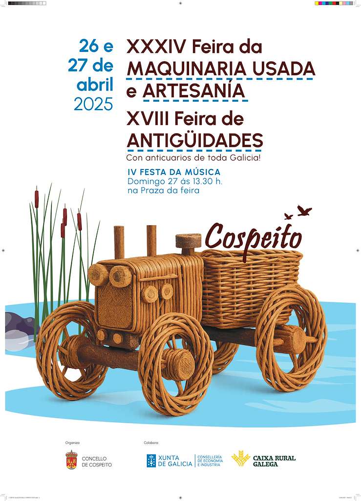 XXXIV Feira de Maquinaria Usada y Artesanía (2025) en Cospeito
