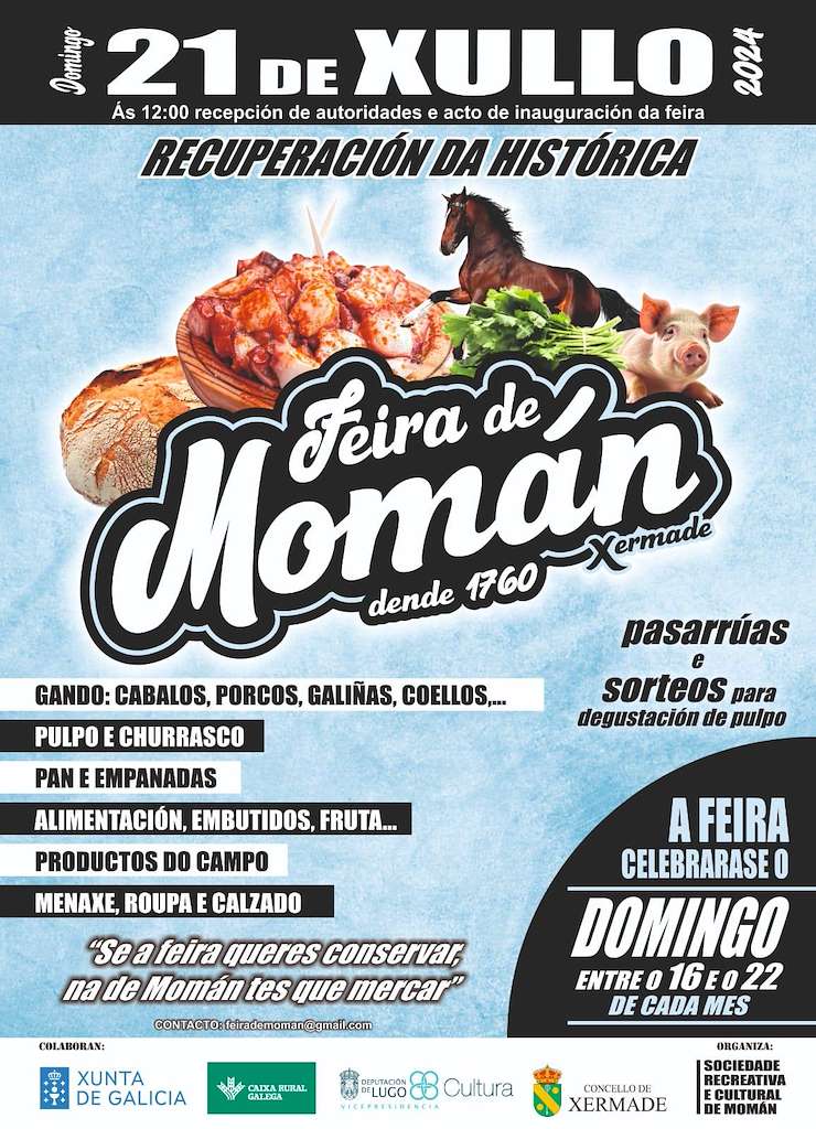 Feira de Momán en Xermade