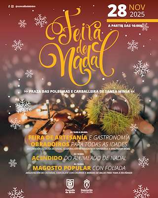 Fechas, información, programa, cartel, imágenes, mapa y ubicación de Feira de Nadal - Acendido das Luces (2025)  en  Brión
