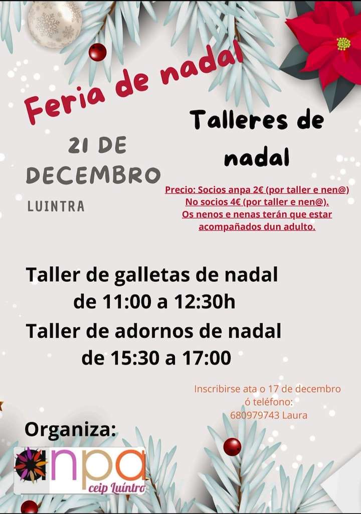 Feria de Navidad de Luíntra en Nogueira de Ramuín