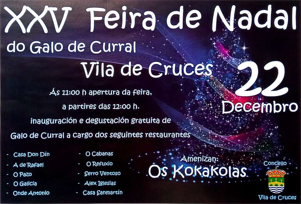 XXIII Feira de Nadal Galo e Galiña de Curral (2024) en Vila de Cruces