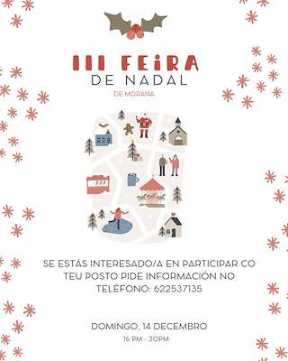 Fechas, información, programa, cartel, imágenes, mapa y ubicación de III Feira de Nadal (2025)  en  Moraña