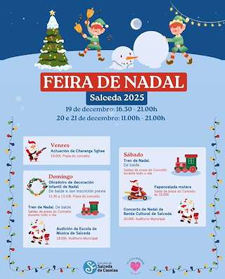 Fechas, información, programa, cartel, imágenes, mapa y ubicación de Feira de Nadal (2025)  en  Salceda de Caselas
