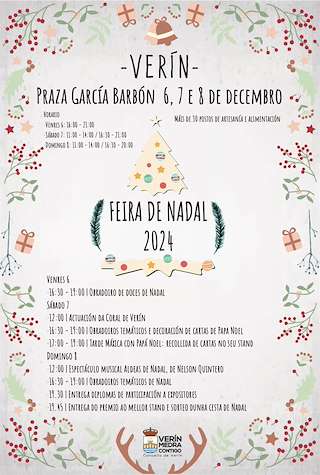 Fechas, información, programa, cartel, imágenes, mapa y ubicación de Feira de Nadal  en  Verín