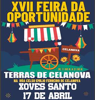 Fechas, información, programa, cartel, imágenes, mapa y ubicación de XVII Feira de Oportunidades  en  Celanova