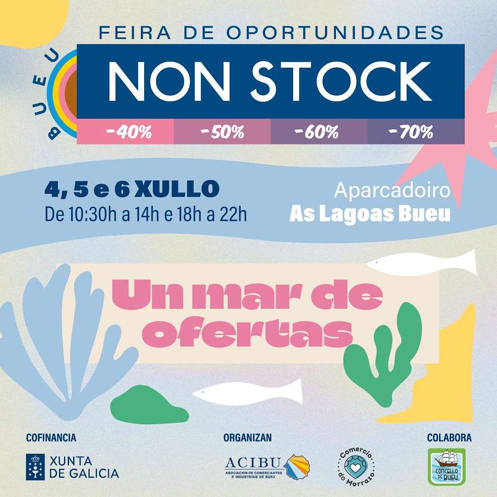 Feira de Oportunidades Non Stock en Bueu