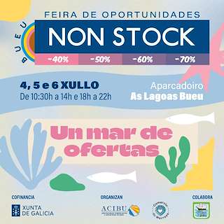 Fechas, información, programa, cartel, imágenes, mapa y ubicación de Feira de Oportunidades Non Stock  en  Bueu
