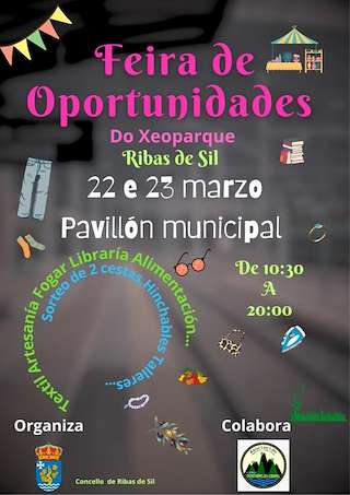 Fechas, información, programa, cartel, imágenes, mapa y ubicación de Feira de Oportunidades Xeoparque  en  Ribas de Sil