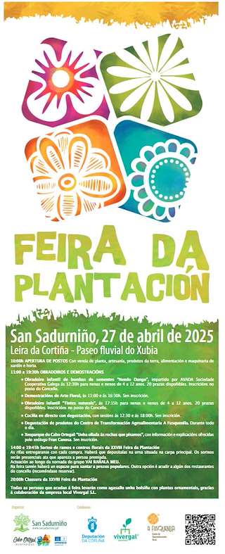 Fechas, información, programa, cartel, imágenes, mapa y ubicación de XXVIII Feira de Plantación  en  San Sadurniño