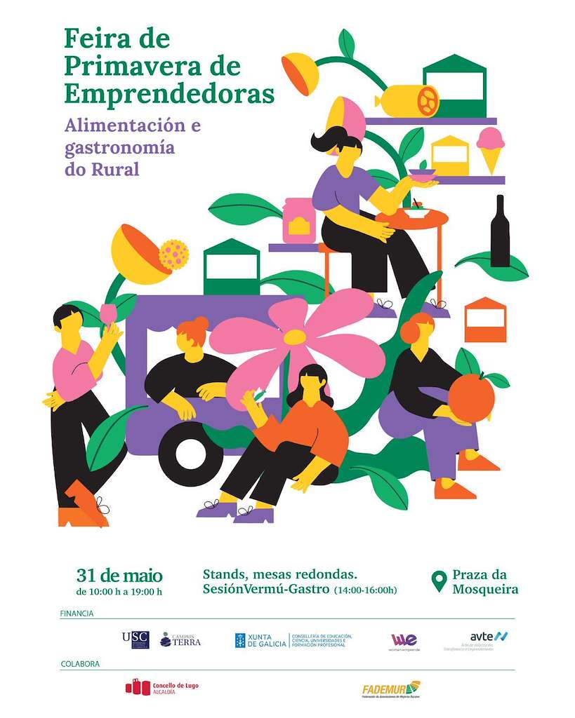Feira de Primavera de Emprendedoras (2025) en Lugo