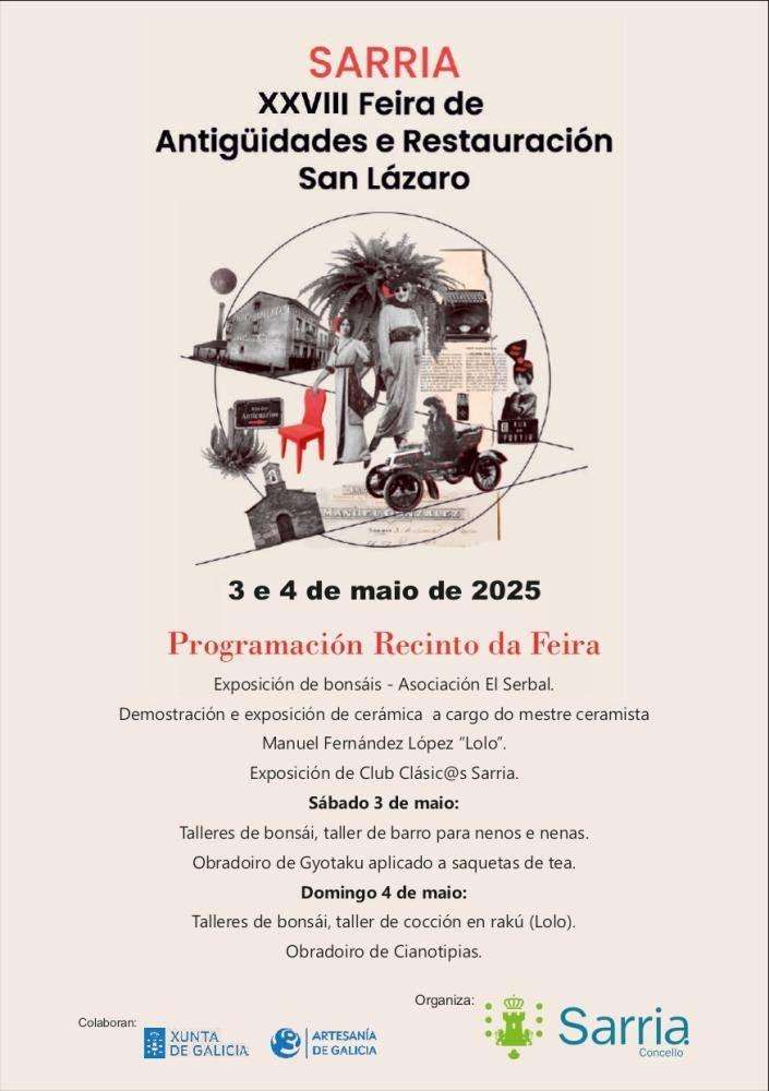 Feira de San Lázaro - XXVIII Feira de Antigüidades e Restauración (2025) en Sarria