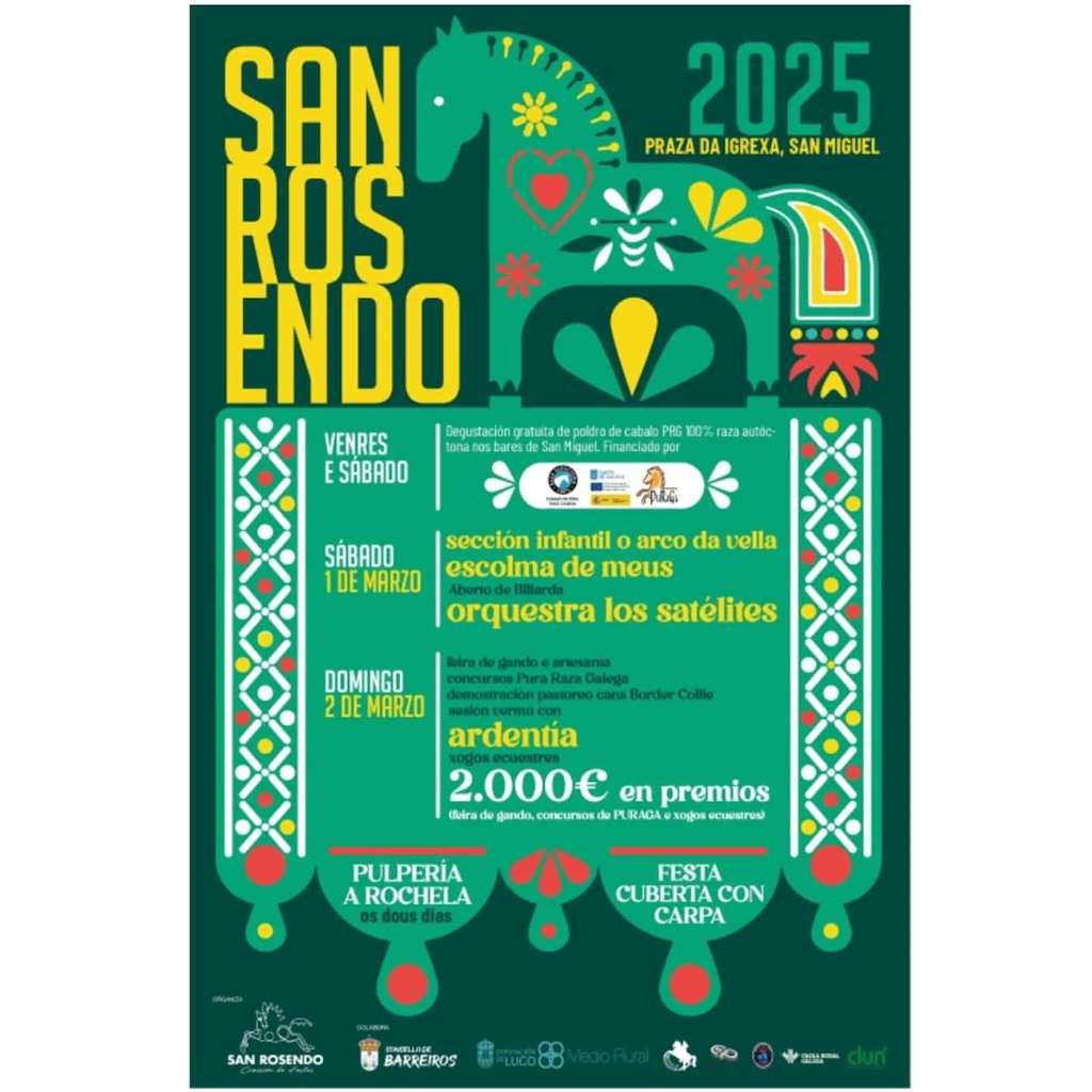 Feira de San Rosendo de San Miguel de Reinante en Barreiros
