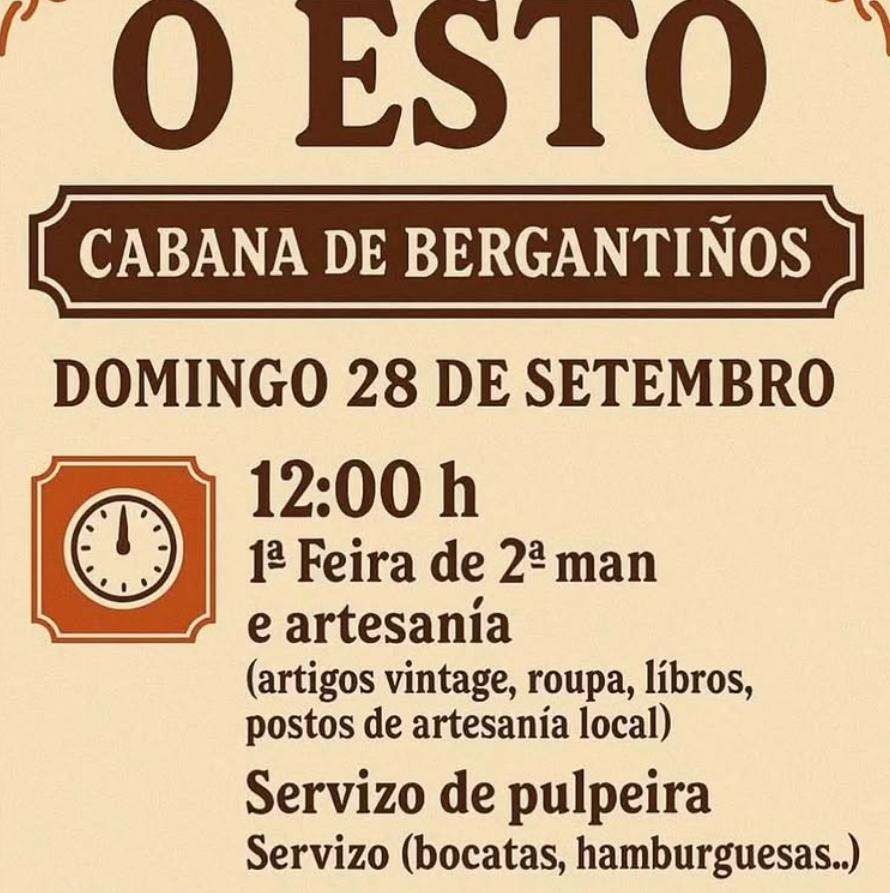 I Feira de Segunda Man e Artesanía de O Esto en Cabana de Bergantiños