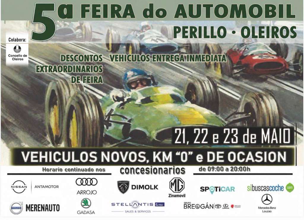 V Feira do Automobil de Perillo (2026) en Oleiros