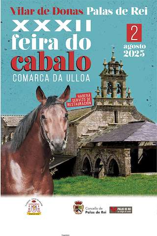 Fechas, información, programa, cartel, imágenes, mapa y ubicación de XXXII Feira do Cabalo   en  Palas de Rei