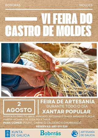 Fechas, información, programa, cartel, imágenes, mapa y ubicación de VI Feira do Castro de Moldes  en  Boborás