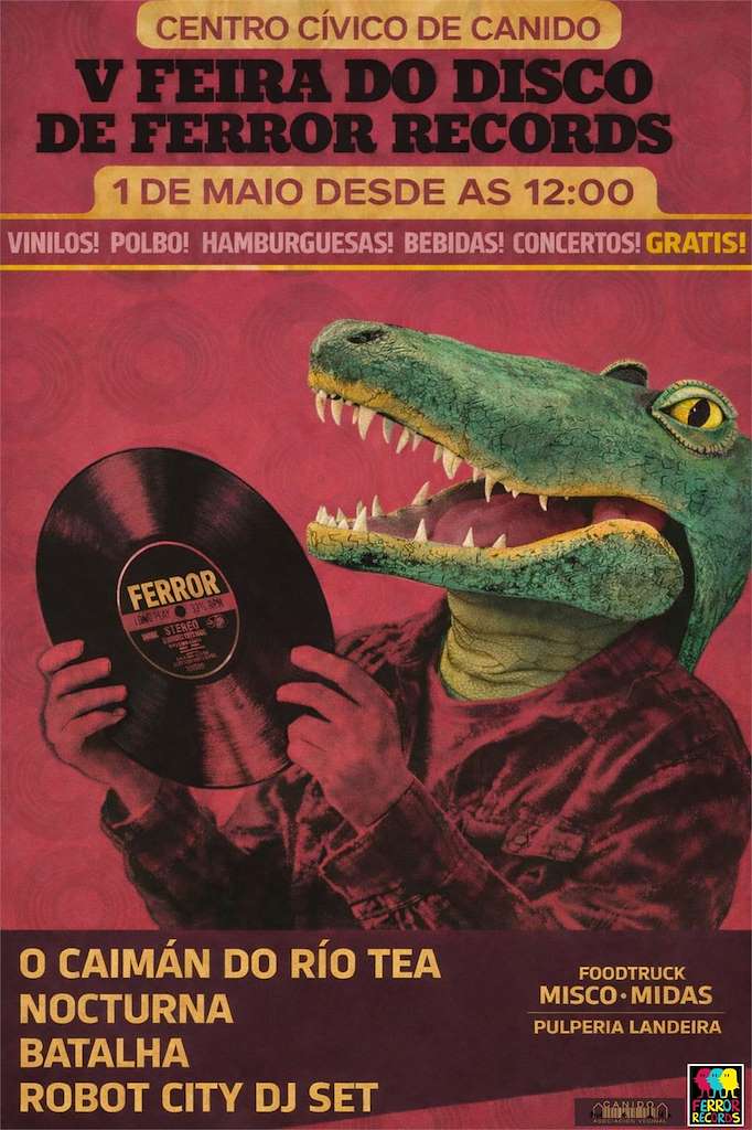 V Feira do Disco de Canido en Ferrol