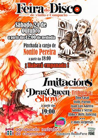 Fechas, información, programa, cartel, imágenes, mapa y ubicación de Feira do Disco de Vinilo e Compacto (2026)  en  Fene