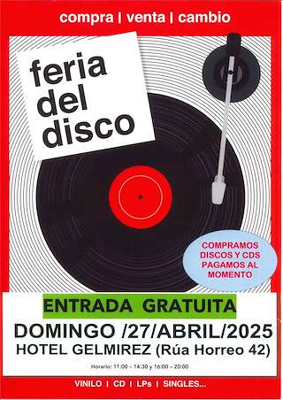 Fechas, información, programa, cartel, imágenes, mapa y ubicación de Feira do Disco (2025)  en  Santiago de Compostela