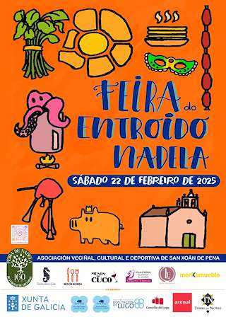Fechas, información, programa, cartel, imágenes, mapa y ubicación de Feira do Entroido de Nadela  en  Lugo