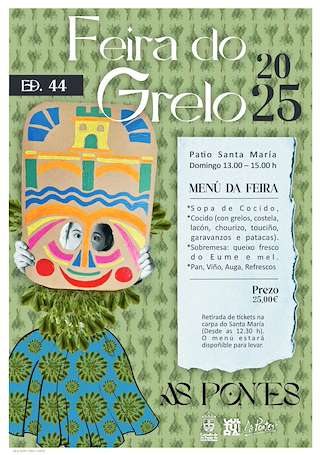 Fechas, información, programa, cartel, imágenes, mapa y ubicación de XLIV Feira do Grelo  en  As Pontes de García Rodríguez