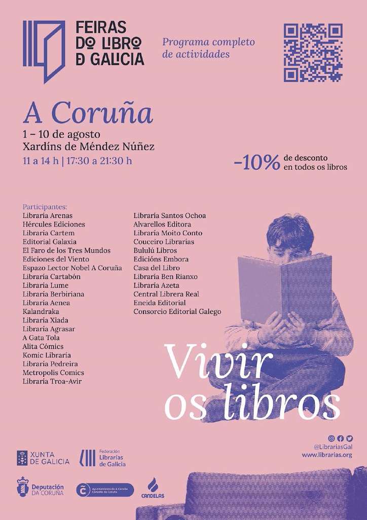 Feira do libro en A Coruña