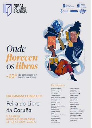Fechas, información, programa, cartel, imágenes, mapa y ubicación de Feira do Libro  en  A Coruña