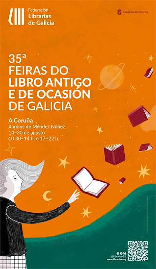 Fechas, información, programa, cartel, imágenes, mapa y ubicación de XXXV Feira do Libro Antigo e de Ocasión (2026) en A Coruña