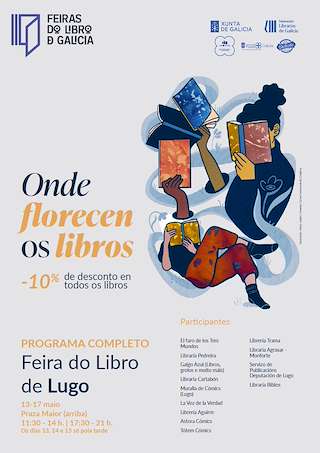 Fechas, información, programa, cartel, imágenes, mapa y ubicación de Feira do Libro  en  Lugo