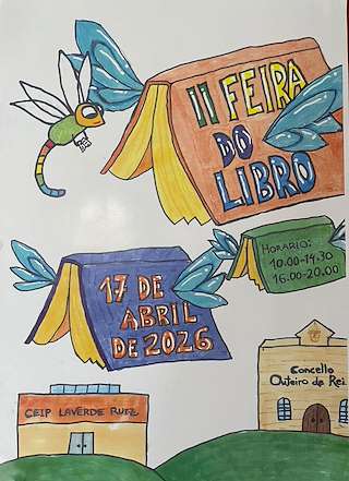 Fechas, información, programa, cartel, imágenes, mapa y ubicación de II Feira do Libro (2026) en Outeiro de Rei