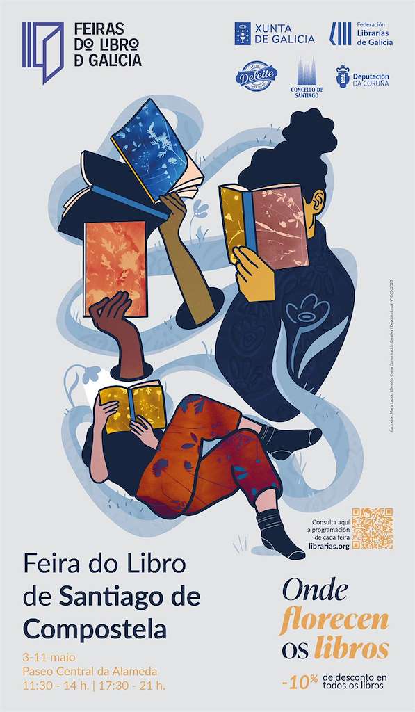 Feira do Libro en Santiago de Compostela