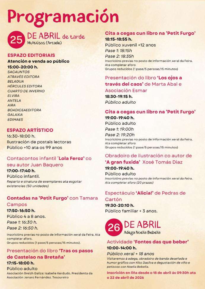 Feira do Libro (2026) en Soutomaior