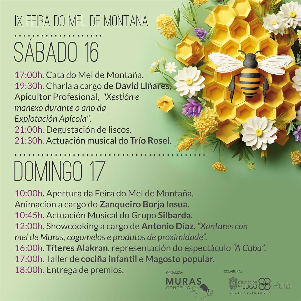 VII Feira do Mel de Montaña en Muras