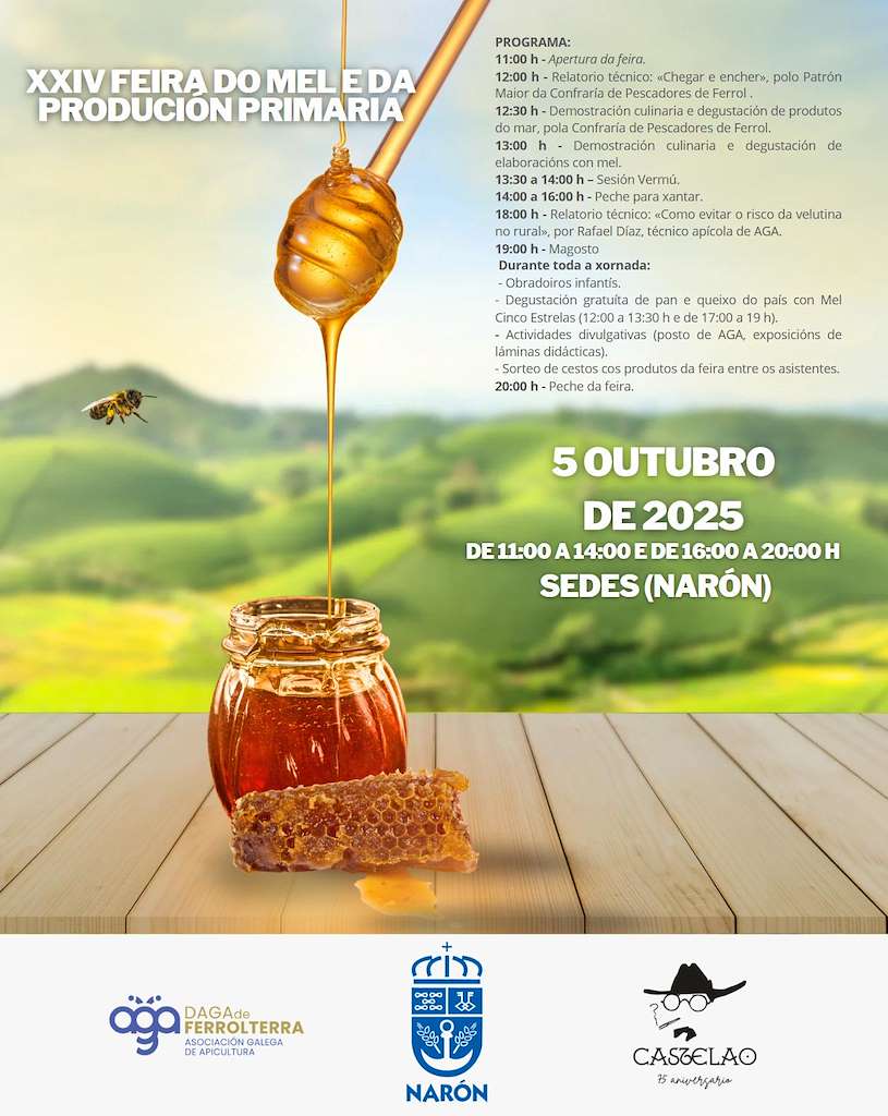 XXIV Feira do Mel e Producción Primaria (2025) en Narón