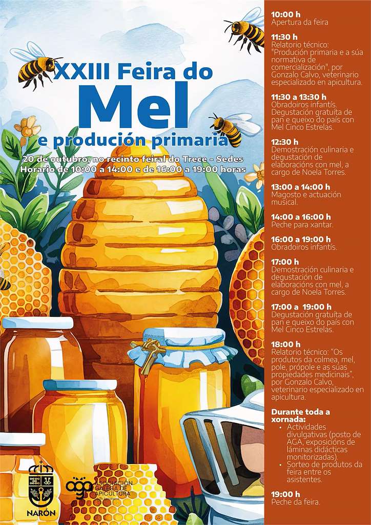 XXII Feira do Mel e Produtos Ecolóxicos en Narón