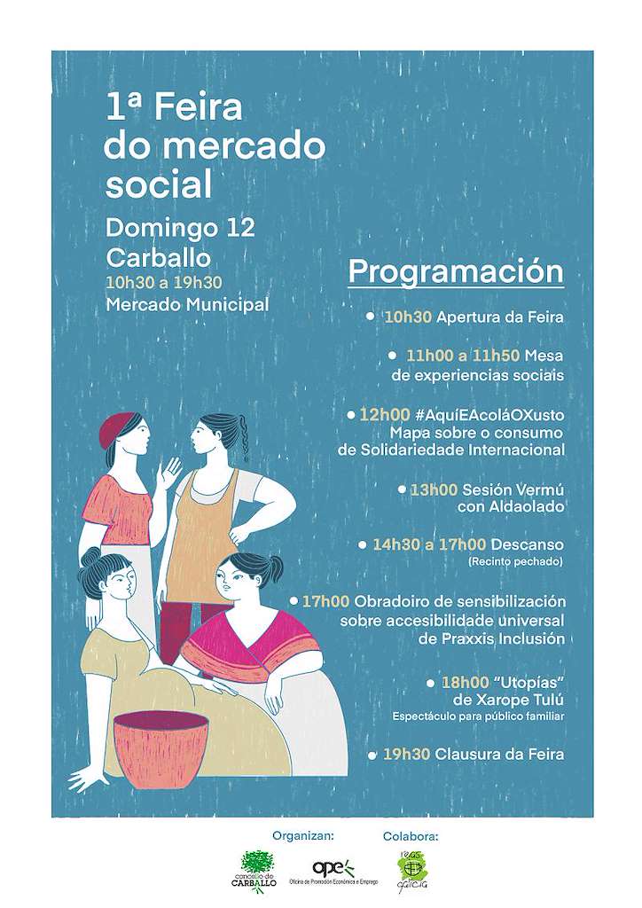 I Feira do Mercado Social en Carballo