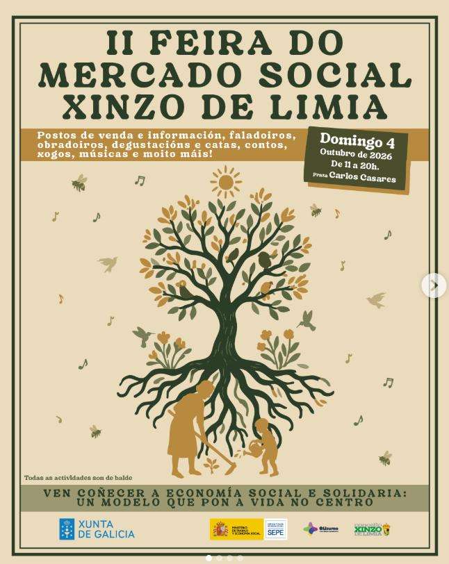 II Feira do Mercado Social  (2026) en Xinzo de Limia