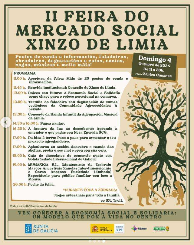II Feira do Mercado Social  (2026) en Xinzo de Limia