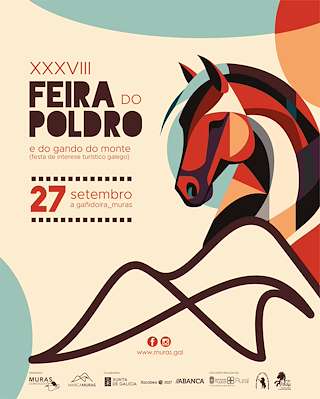 Fechas, información, programa, cartel, imágenes, mapa y ubicación de XXXVIII Feira do Poldro e do Gando do Monte  (2026) en Muras