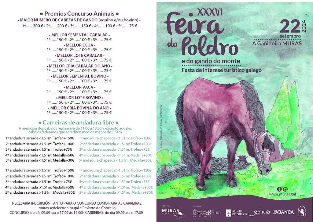 XXXVI Feira do Poldro e do Gando do Monte  en Muras