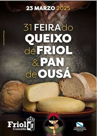 Fechas, información, programa, cartel, imágenes, mapa y ubicación de XXXI Feira do Queixo de Friol e Pan de Ousá