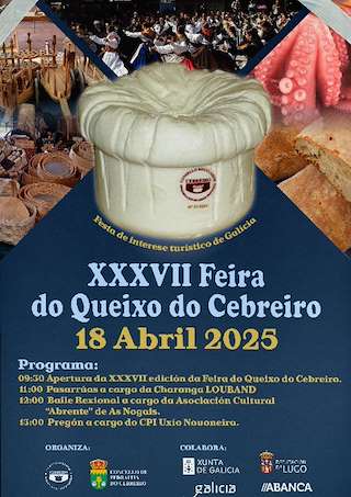 Fechas, información, programa, cartel, imágenes, mapa y ubicación de XXXVII Feira do Queixo do Cebreiro  en  Pedrafita do Cebreiro