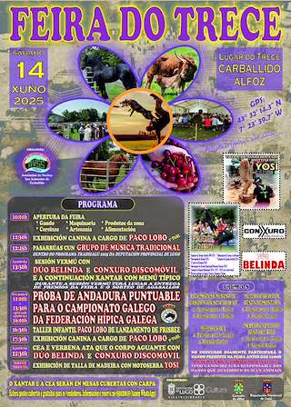 Fechas, información, programa, cartel, imágenes, mapa y ubicación de Feira do Trece de Carballido  en  Alfoz
