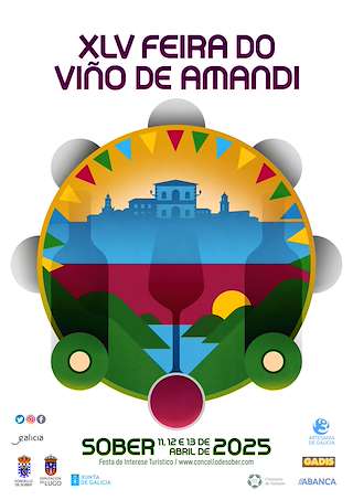 Fechas, información, programa, cartel, imágenes, mapa y ubicación de XLV Feira do Viño de Amandi  en  Sober