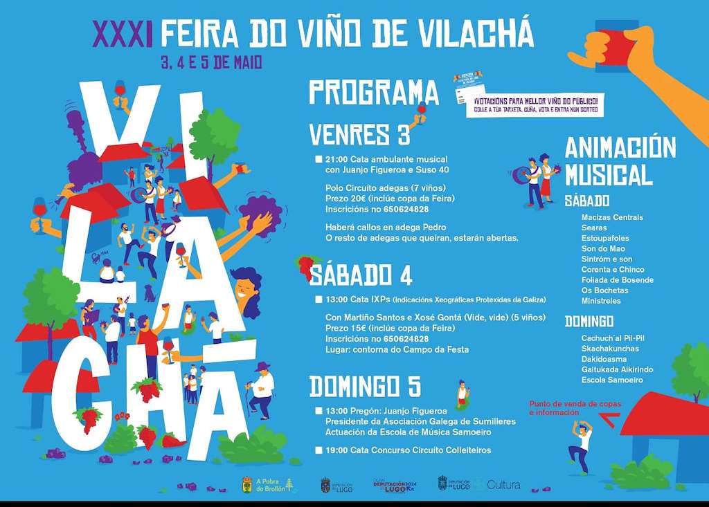 XXXI Feira do Viño de Vilachá (2024) en A Pobra do Brollón