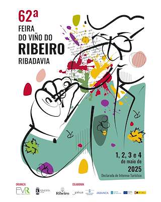 Fechas, información, programa, cartel, imágenes, mapa y ubicación de LXII Feira do Viño do Ribeiro  en  Ribadavia